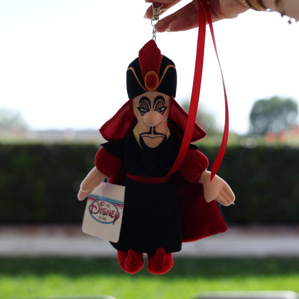 One-of-a-Kind Vintage Disney Plush Bag Charm | 90’s Bean Bag Toy | JAFAR Aladdin